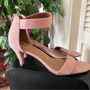 Style & Co. Blush Ankle Strap Heels
